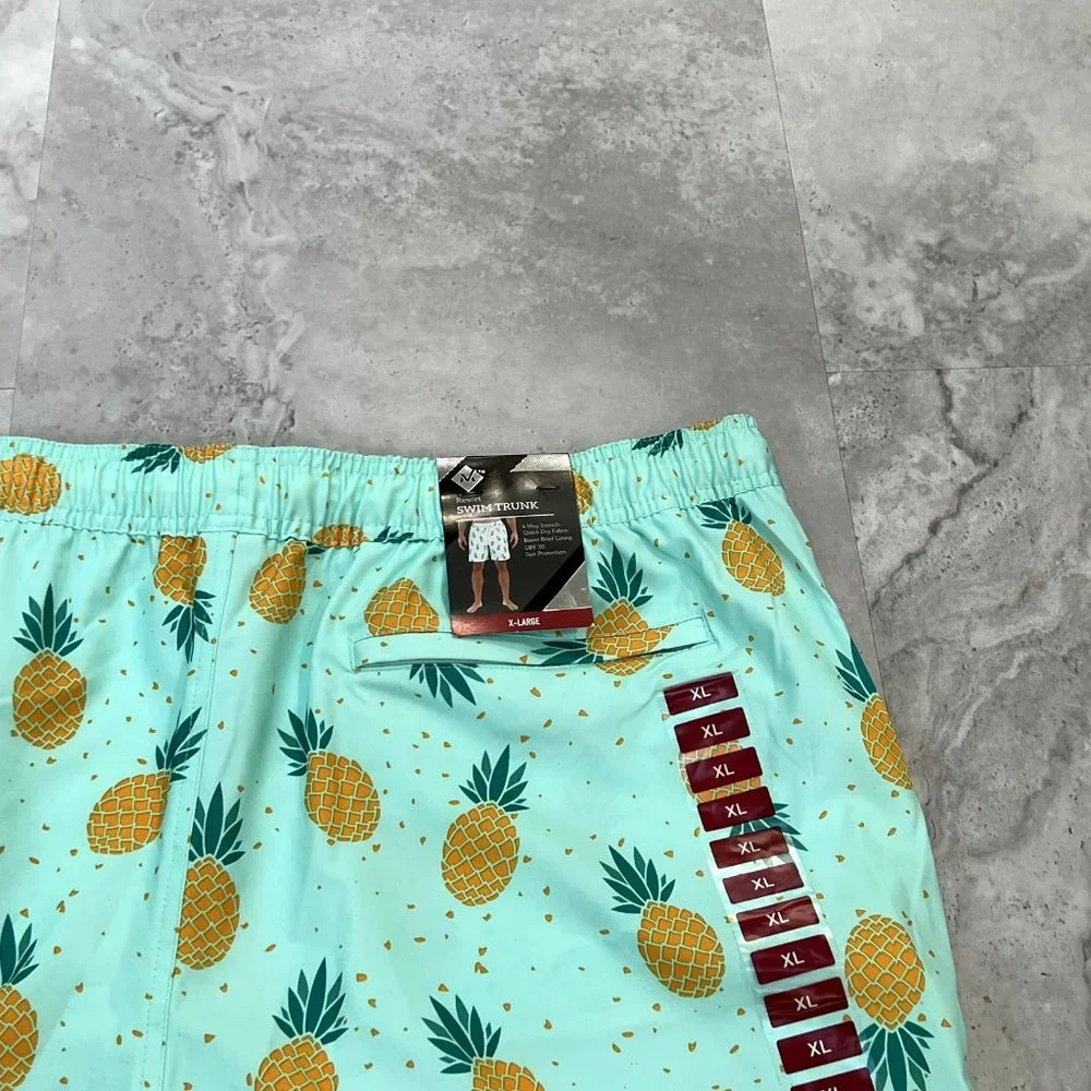 NWT Member's Mark UPF 50 Quick Dry Resort Swim Trunks Size XL XLarge‎